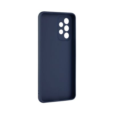 Zadní pogumovaný kryt FIXED Story pro Samsung Galaxy A33 5G, modrý