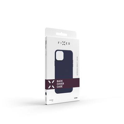 Zadní pogumovaný kryt FIXED Story pro Samsung Galaxy A33 5G, modrý