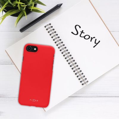Zadní pogumovaný kryt FIXED Story pro Samsung Galaxy A33 5G, červený