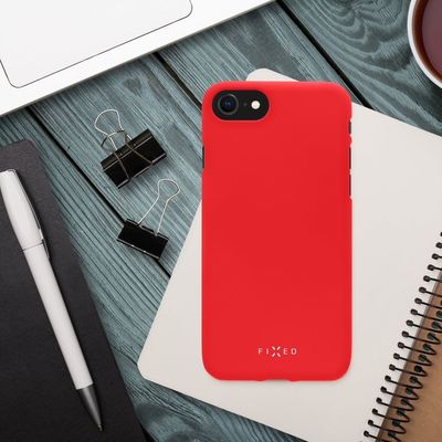 Zadní pogumovaný kryt FIXED Story pro Samsung Galaxy A33 5G, červený