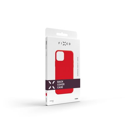 Zadní pogumovaný kryt FIXED Story pro Samsung Galaxy A33 5G, červený