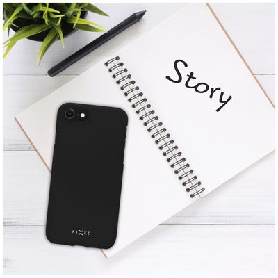 Zadní pogumovaný kryt FIXED Story pro Samsung Galaxy M23 5G, černý