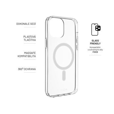 Zadní kryt FIXED MagPure s podporou Magsafe pro Samsung Galaxy A15/A15 5G, čirý