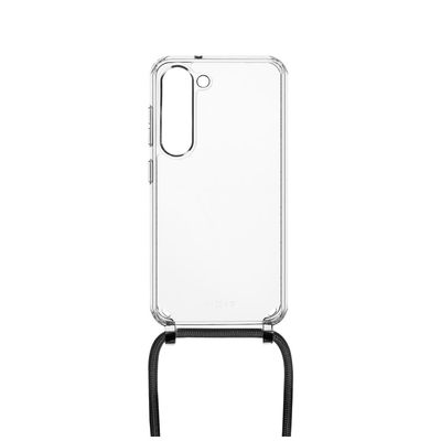 Pouzdro FIXED Pure Neck s černou šňůrkou na krk pro Samsung Galaxy S23