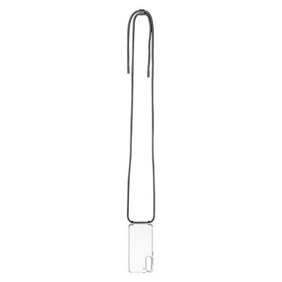 Pouzdro FIXED Pure Neck s černou šňůrkou na krk pro Samsung Galaxy S23+