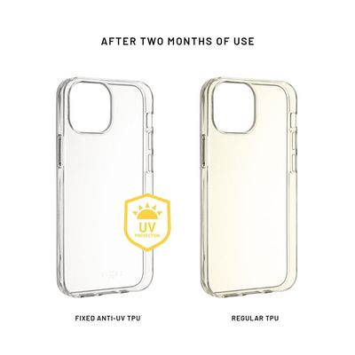 TPU gelové pouzdro FIXED Slim AntiUV pro Samsung Galaxy A25 5G, čiré
