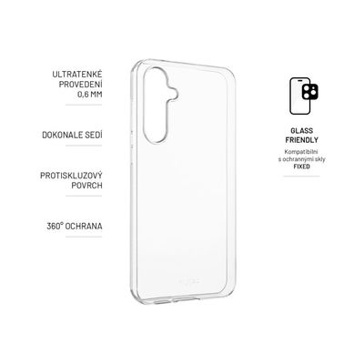 Ultratenké TPU gelové pouzdro FIXED Skin pro Samsung Galaxy S23 FE, 0,6 mm, čiré