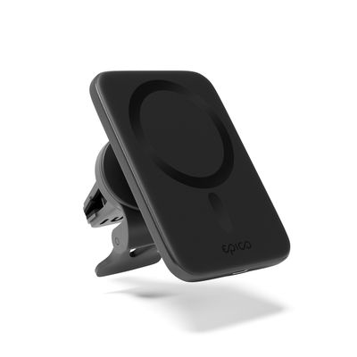 Epico Qi2 Ultrathin Wireless Car Charger MagSafe compatible - černá