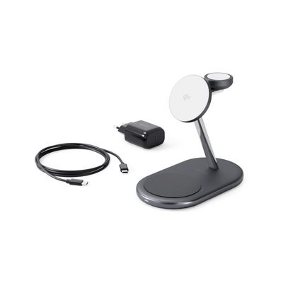 Epico Qi2 3in1 MagSafe Wireless Charger - černá