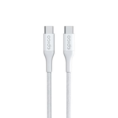 Epico 30W GaN síťová nabíječka + 1,2m USB-C kabel - bílá