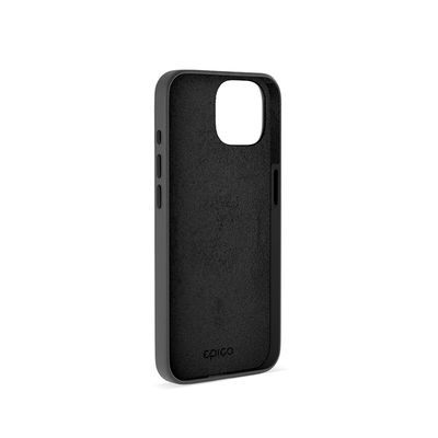 Epico Mag+ kožený kryt iPhone 15 - černý