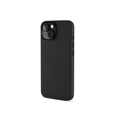 Epico Mag+ kožený kryt iPhone 15 Plus - černý