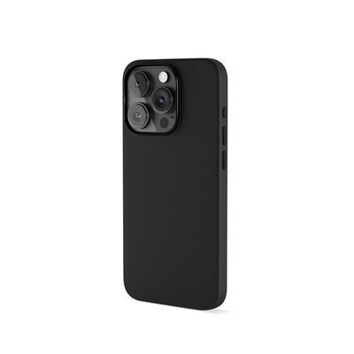Epico Mag+ kožený kryt iPhone 15 Pro - černý