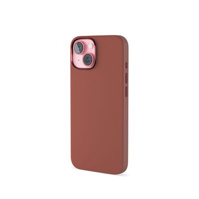 Epico Mag+ kožený kryt iPhone 15 Plus - hnědý