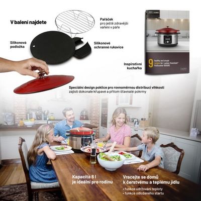 Lauben OvenSafe® Multicooker 6000RS - multifunkční hrnec