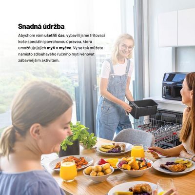 Lauben DualZone® Air Fryer 8000BC - horkovzdušná fritéza
