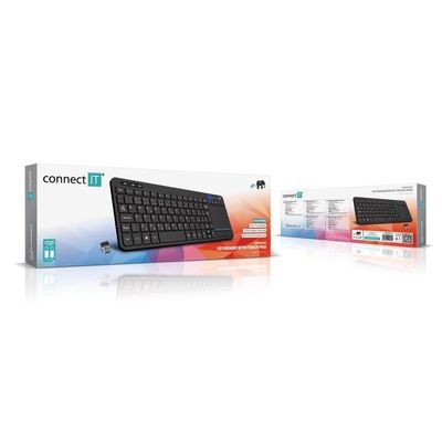 CONNECT IT Touch bezdrátová klávesnice + touch pad