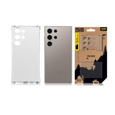 Tactical TPU Plyo Kryt pro Samsung Galaxy S24 Ultra Transparent