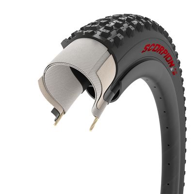 Plášť Pirelli Scorpion XC M Colour Edition 29 x 2.4, ProWALL, 120 tpi, červený