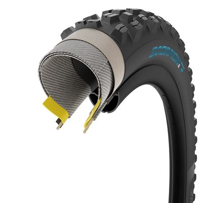 Plášť Pirelli Scorpion Enduro M 29 x 2.6, HardWALL, 60 tpi, SmartGRIP Gravity, tyrkysový