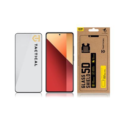Tactical Glass Shield 5D sklo pro Xiaomi Redmi Note 13 Pro 4G/5G Black