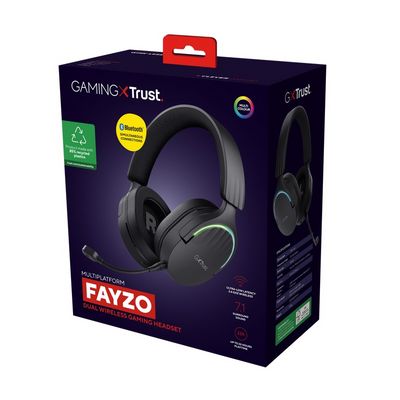 Trust GXT 491 Fayzo Wireless, 7.1, černá