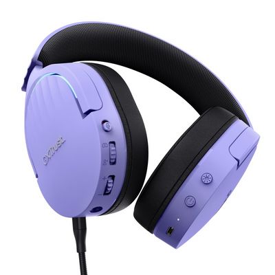 Trust GXT 491P Fayzo Wireless, 7.1, fialová