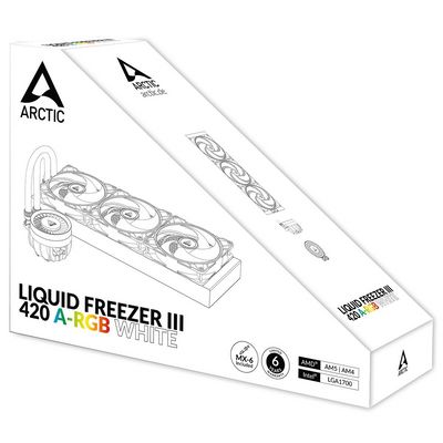ARCTIC Liquid Freezer III 420 A-RGB (White)