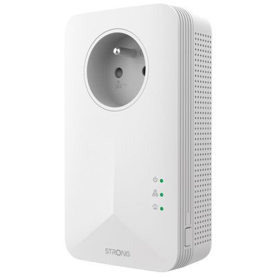 Strong sada 2x adaptérů Powerline 1000 WF DUO FRV2/ Powerline 1000 Mbit/s/ Wi-Fi 1200 Mbit/s/ 2x LAN/ bílý