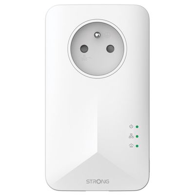 Strong sada 2x adaptérů Powerline 1000 WF DUO FRV2/ Powerline 1000 Mbit/s/ Wi-Fi 1200 Mbit/s/ 2x LAN/ bílý