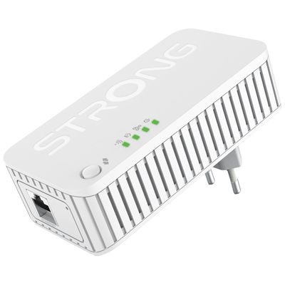 Strong sada 2x adaptérů Powerline WF 1000 DUO MINI/ Powerline 1000 Mbit/s/ Wi-Fi 750 Mbit/s/ 1x LAN/ bílý