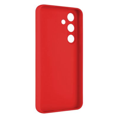 Zadní pogumovaný kryt FIXED Story pro Samsung Galaxy S24, červený