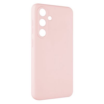 Zadní pogumovaný kryt FIXED Story pro Samsung Galaxy S24, růžový