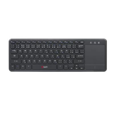C-TECH WLTK-01, bezdrátová klávesnice s touchpadem