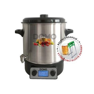 DOMO DO42326PC Plně automatický zavařovací hrnec nerez s LCD 27 l, 2000 W