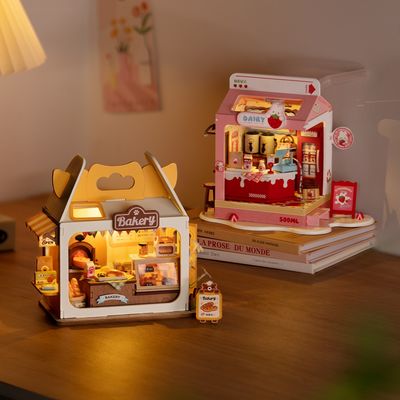 RoboTime miniatura domečku Mléčný bar Strawberry