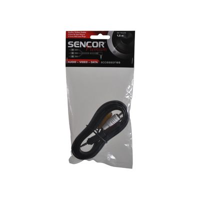 Sencor SAV 150-015 3,5mm jack AV 4pin - 3 cinch/RCA jack