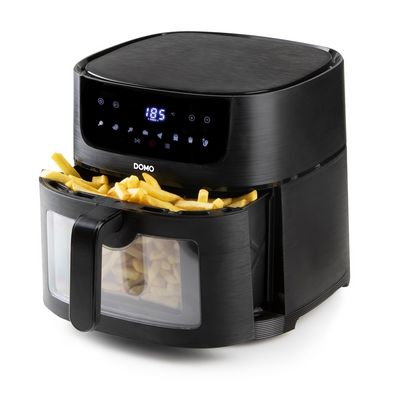 DOMO DO543FR Horkovzdušná fritéza s průzorem 8 l