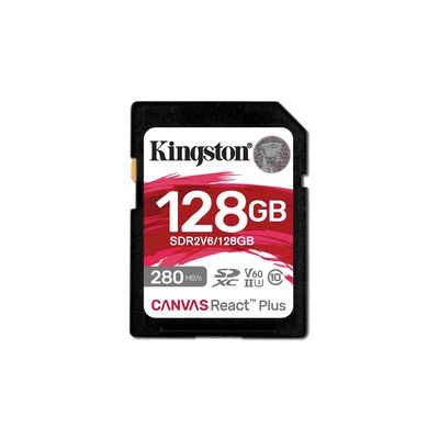Kingston SDXC 128GB Canvas React Plus