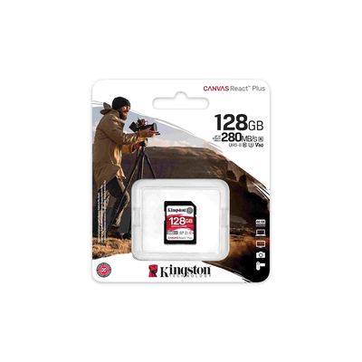 Kingston SDXC 128GB Canvas React Plus