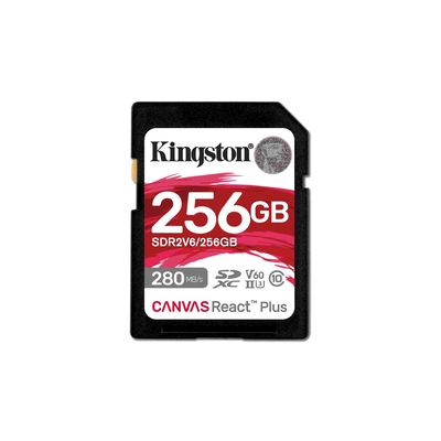 Kingston SDXC 256GB Canvas React Plus