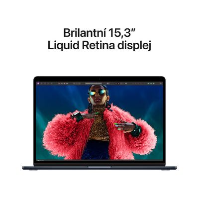 Apple MacBook Air 15,M3 8-core CPU/10-core GPU,512GB,16GB,Midnight (mxd43cz/a)