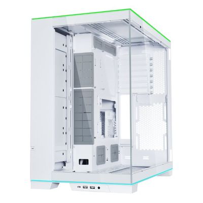 Lian Li O11D EVO RGB, Tempered Glass, bílá