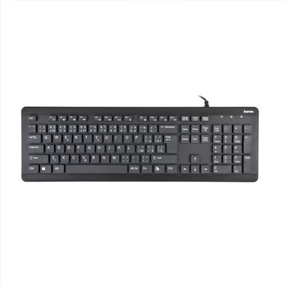 Hama voděodolná klávesnice KC-600, kabelová, černá