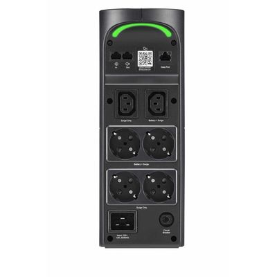 APC Back-UPS Pro Herní, 2200 VA, 1320 W, Tower, 230 V, 4 × Schuko a 2 × IEC C13