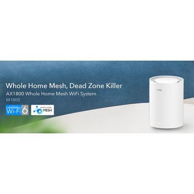 Cudy M1800 Wi-Fi 6 Mesh System, 1 pack