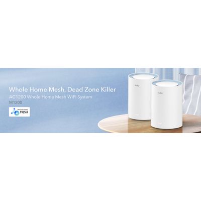 Cudy M1200 Wi-Fi Mesh System, 2 pack