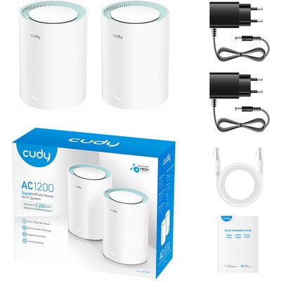 Cudy M1300 Wi-Fi Mesh System, 2 pack