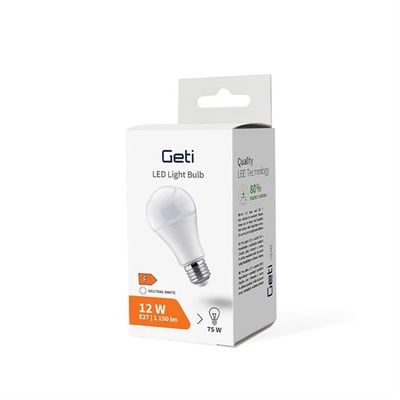 Geti žárovka LED E27 12W A60 bílá přírodní