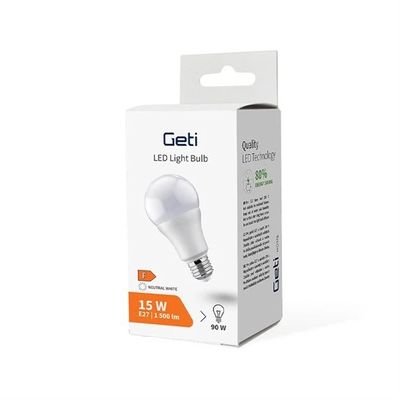 Geti LED žárovka E27 15W A70 bílá přírodní